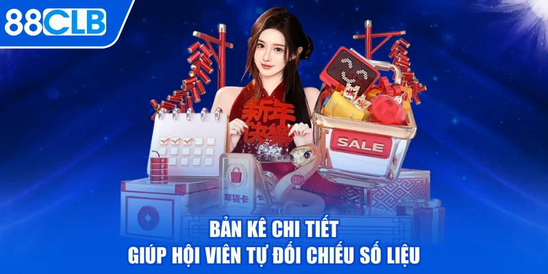 Bản kê chi tiết giúp hội viên tự đối chiếu số liệu