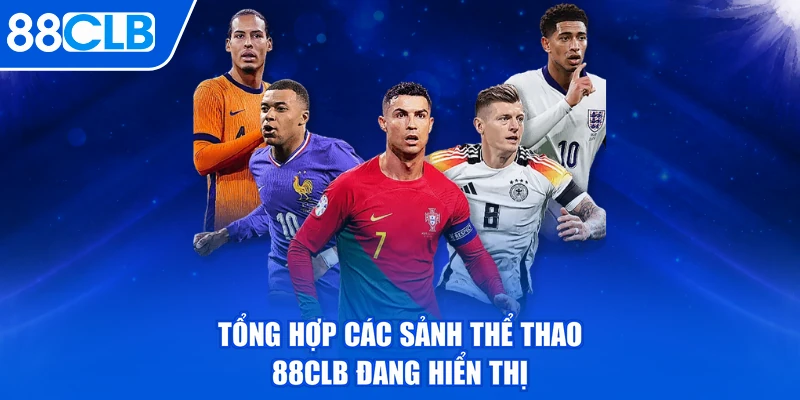 Tổng hợp các sảnh thể thao 88CLB đang hiển thị